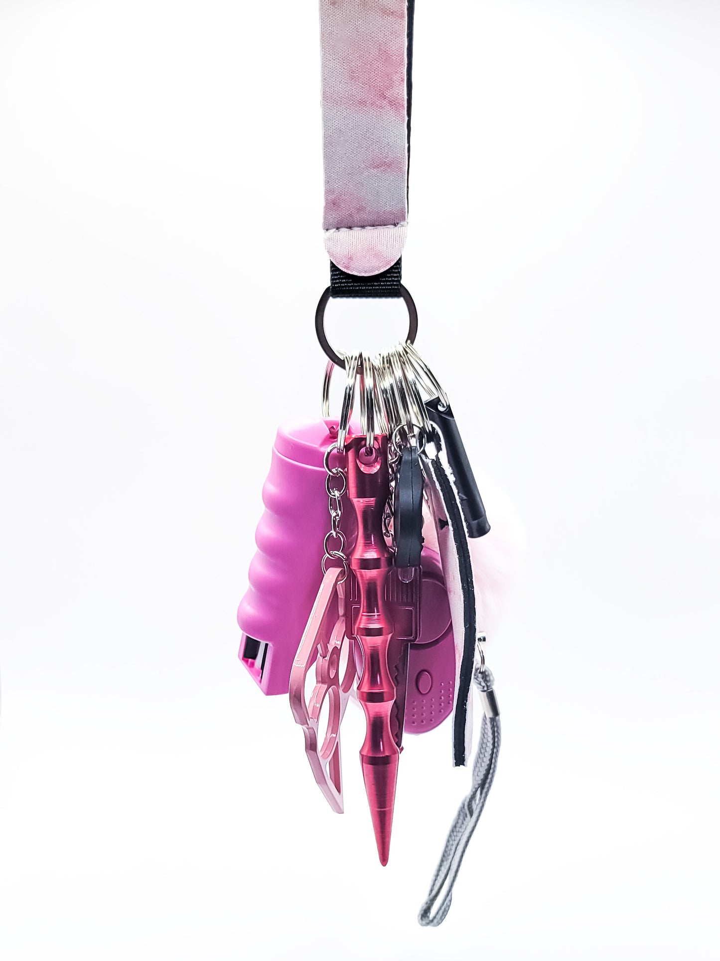 Marble Self-Defense Keychain Gift Set (PINK)