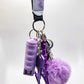 Marble Self-Defense Keychain Gift Set (PURPLE)