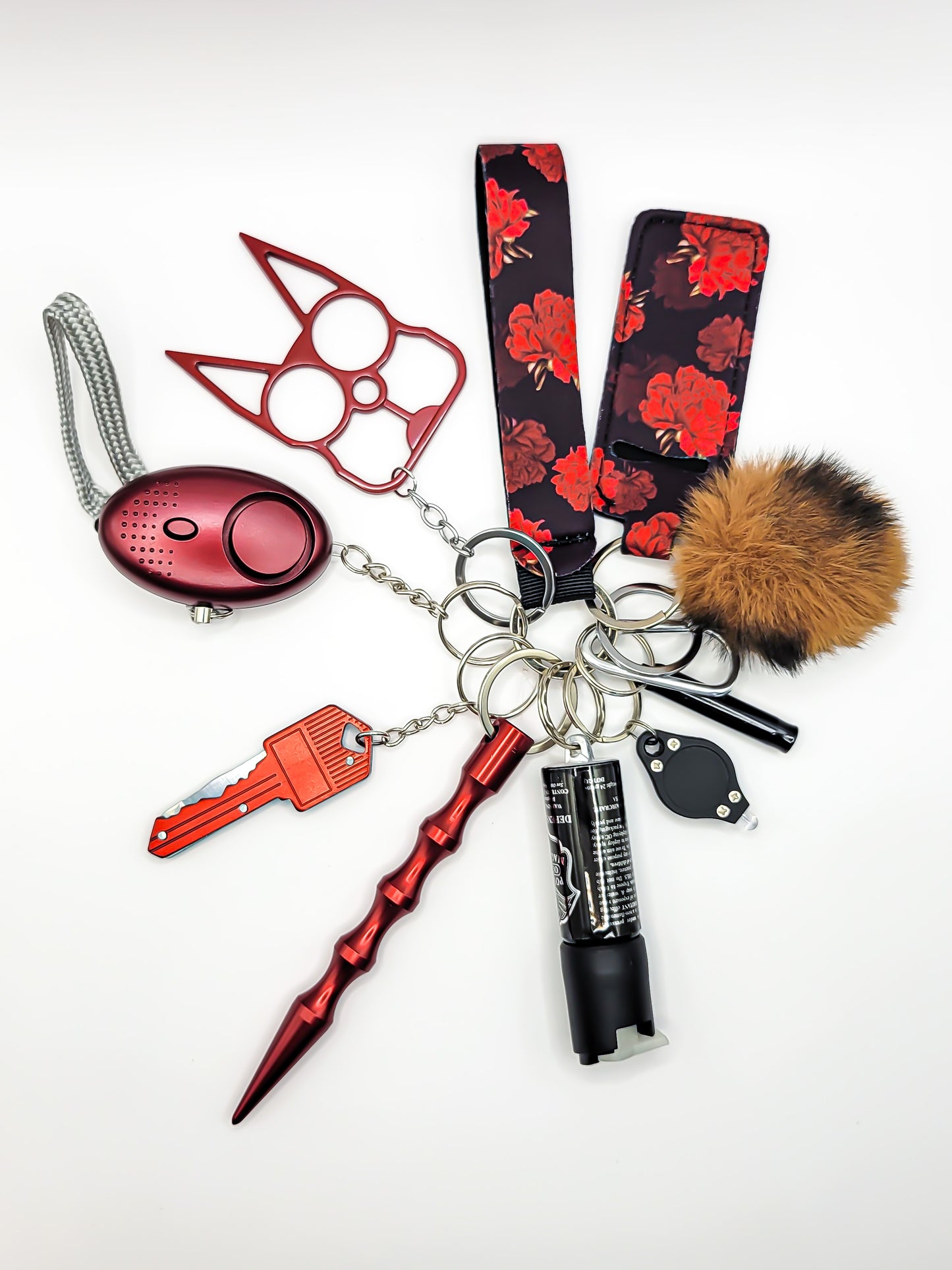 Self-Defense Keychain Gift Set (CARNATIONS)