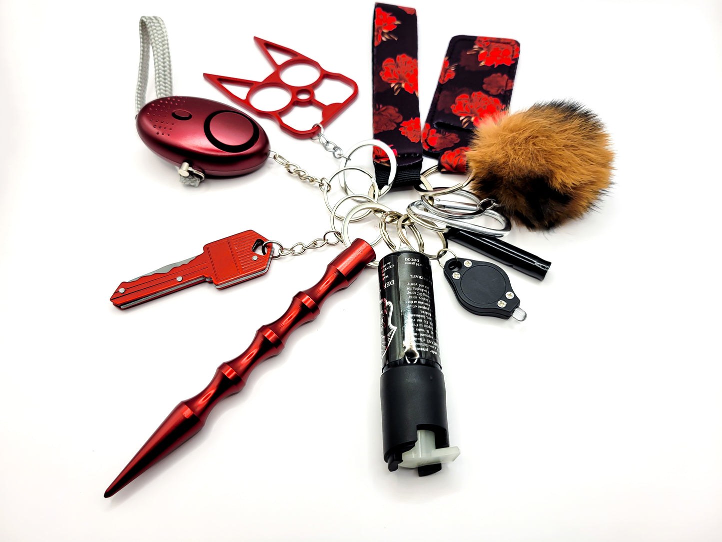 Self-Defense Keychain Gift Set (CARNATIONS)