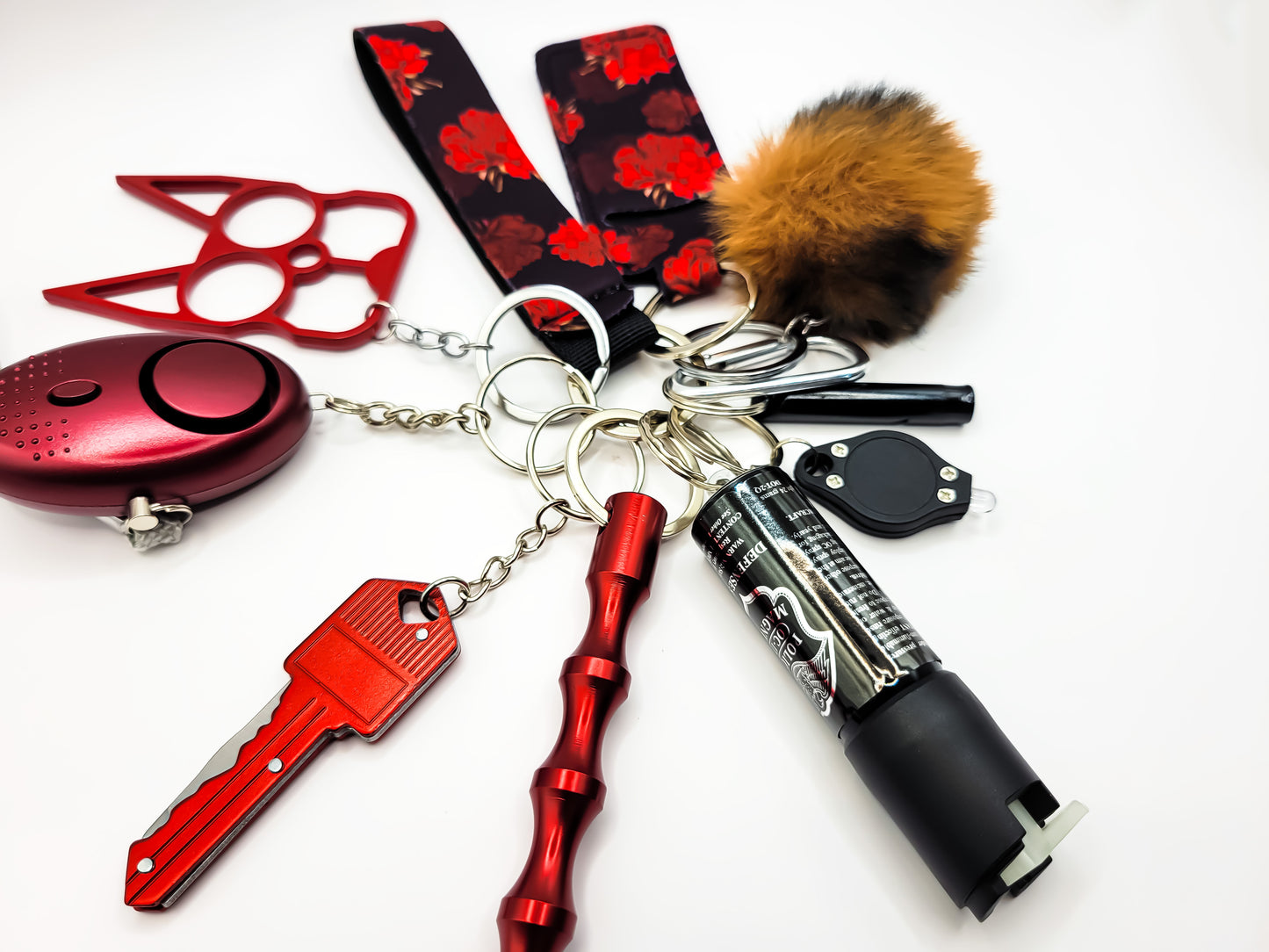 Self-Defense Keychain Gift Set (CARNATIONS)