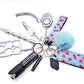 Self-Defense Keychain Gift Set (HEART GLASSES)