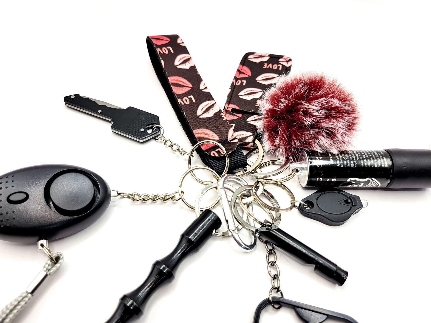 Self-Defense Keychain Gift Set (KISSES)