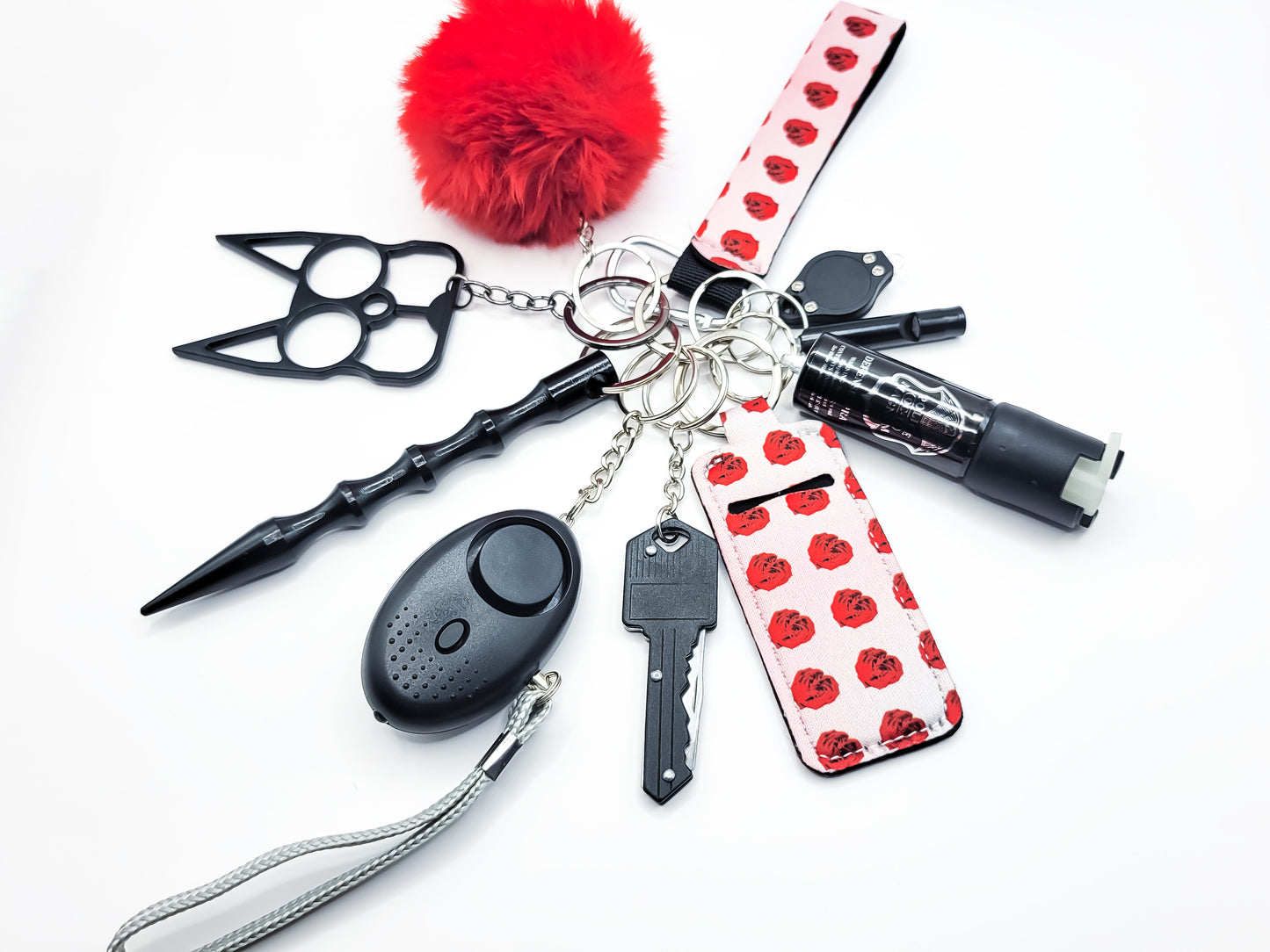 Self-Defense Keychain Gift Set (ROSES)