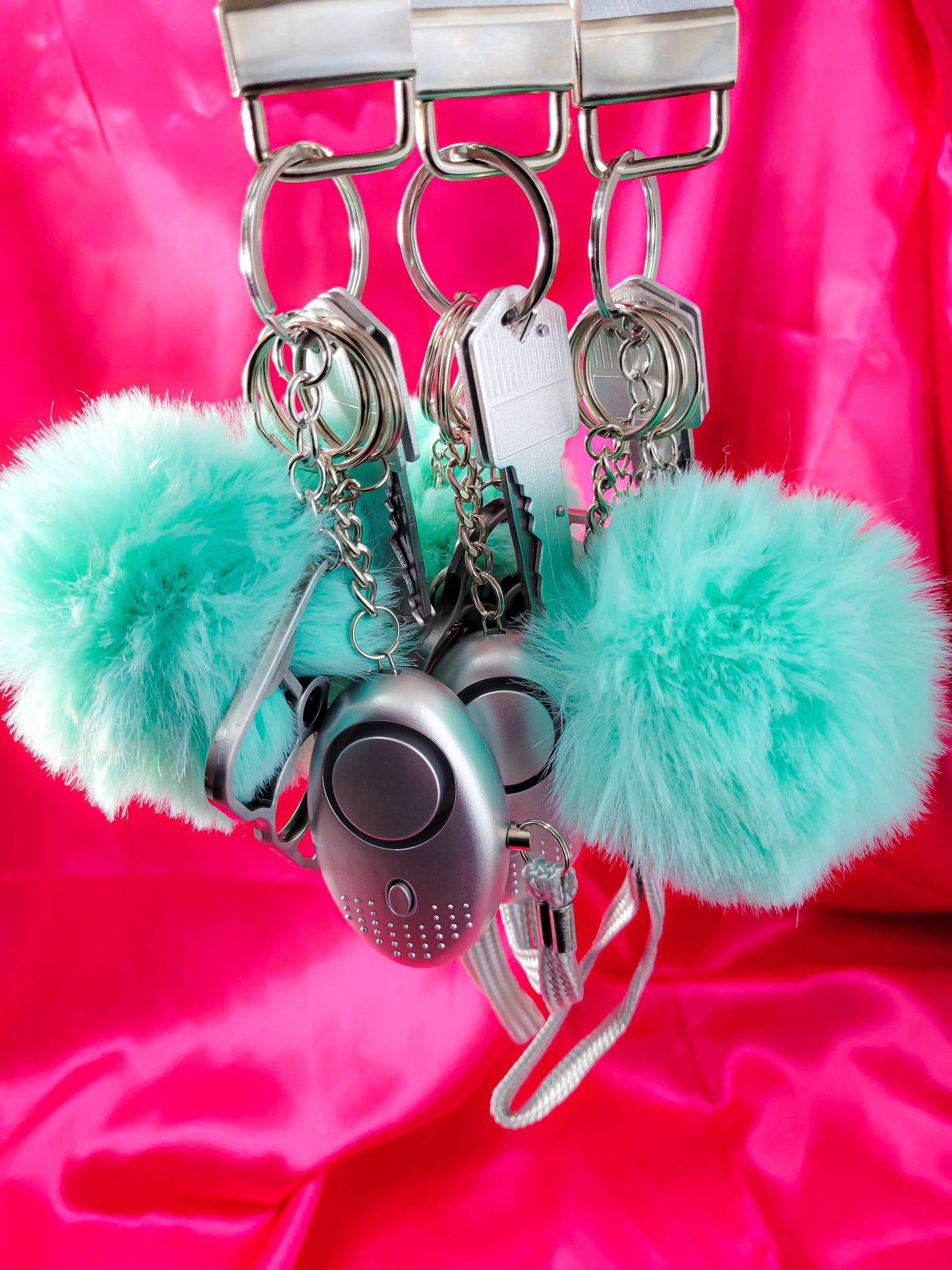 KIYA 6-Piece Self-Defense Keychain (Mint Green)