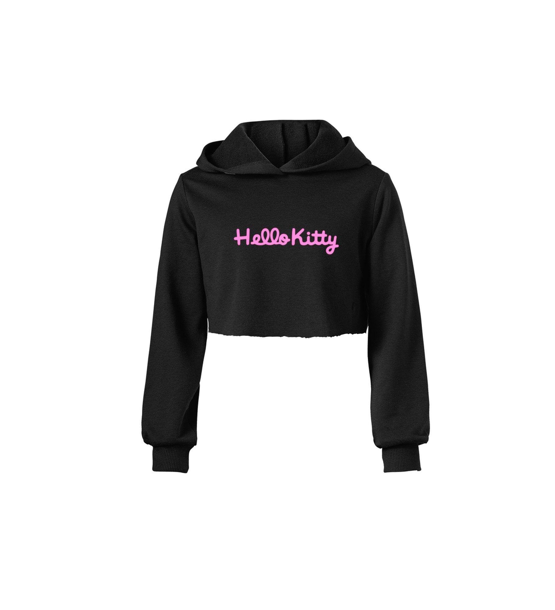 Hello Kitty Women's Cropped Hoodie XS-3Xl