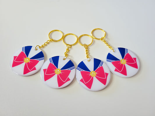 Sailor Moon Uniform Inspired Resin Keychain Charms