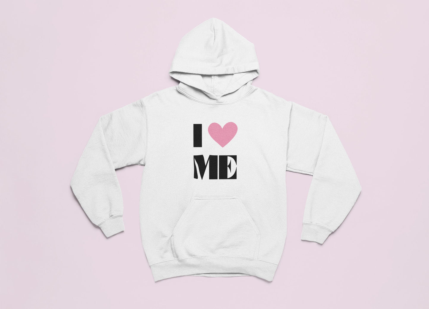 I HEART ME Fleece Hoodie XS-3Xl