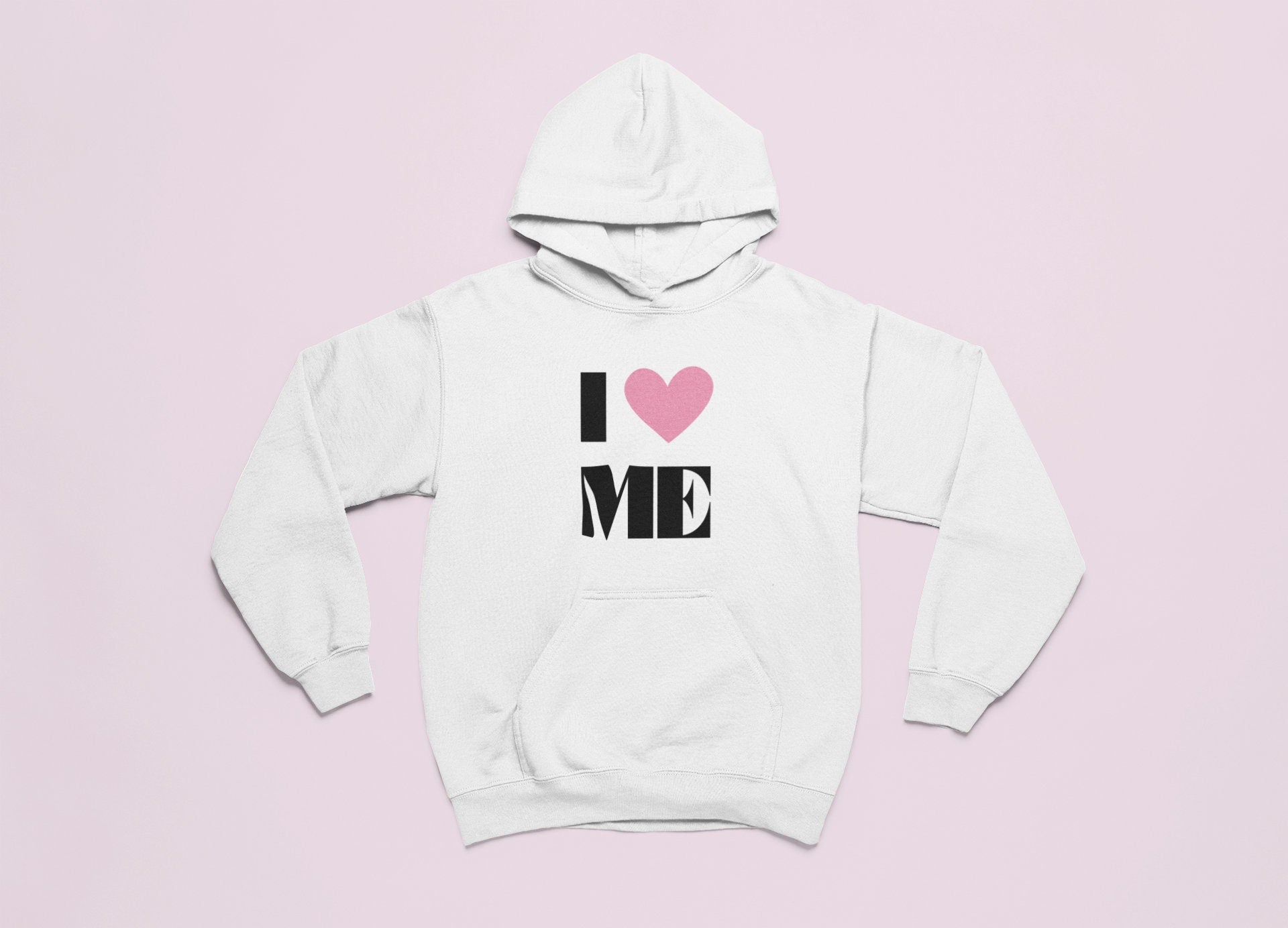 I HEART ME Fleece Hoodie XS-3Xl