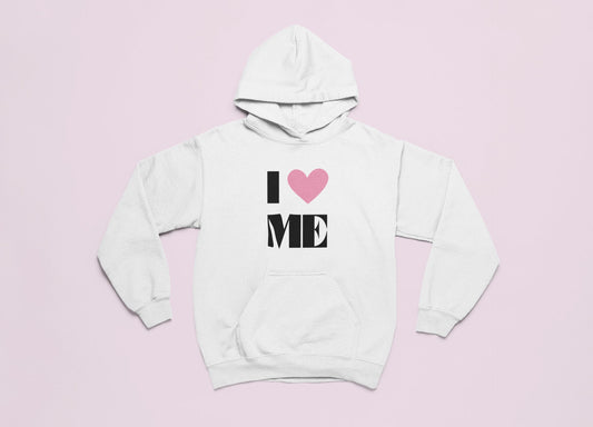 I HEART ME Fleece Hoodie XS-3Xl