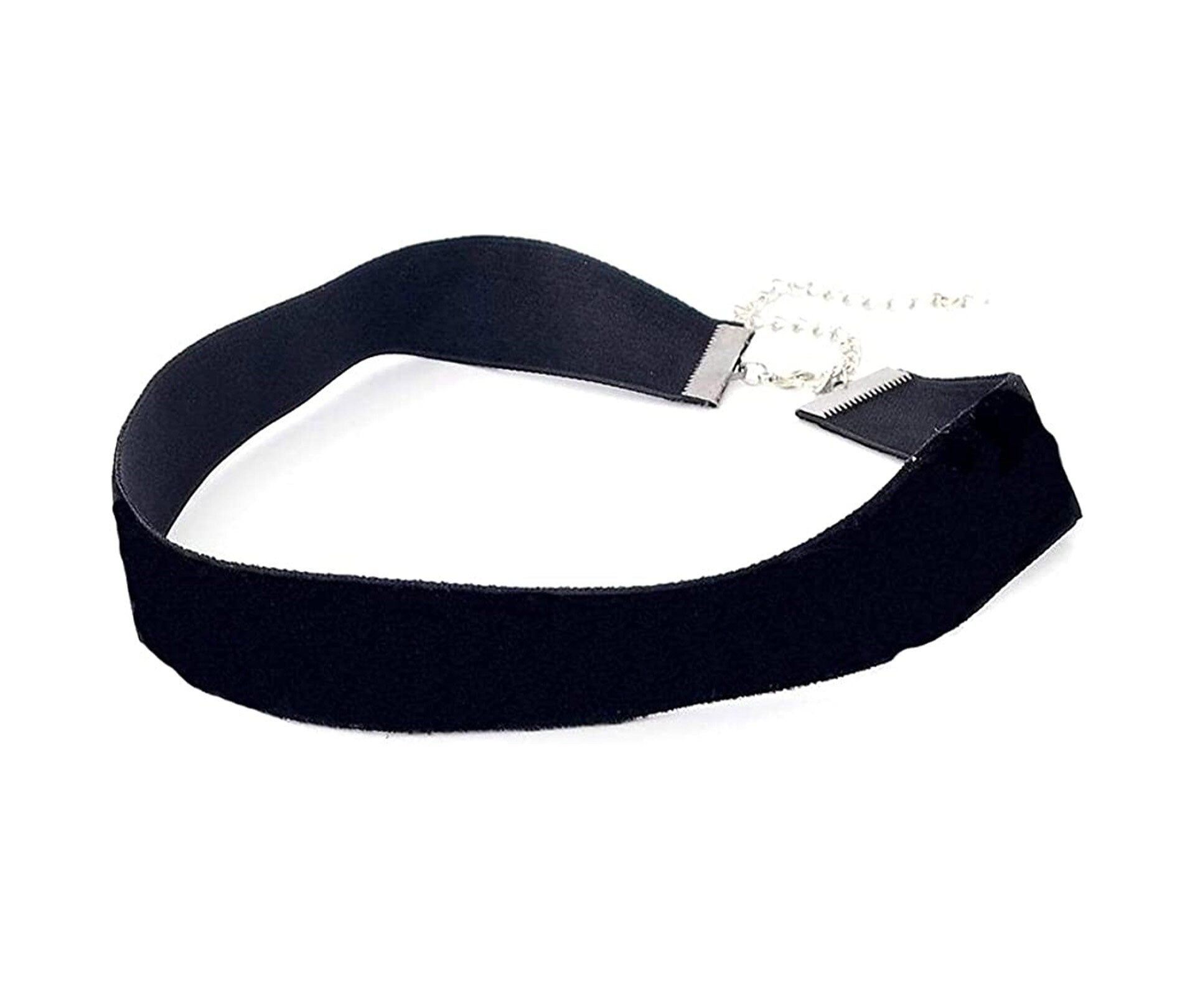 Velvet Ribbon Choker Necklace | Gothic, Black Velvet | Y2K Inspired