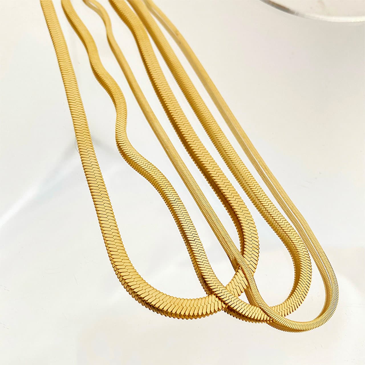 Mignonne Gavigan Herringbone Necklace Gold on Marmalade | The Internet's  Best Brands
